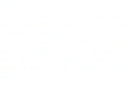 Välkommen hem till oss! Att stiga över tröskeln in till oss på Louise H ska vara som att komma till en annan värld för en liten stund. Att stänga ute vardagsbruset och bara tänka på dig själv. Vi har en passion och kärlek för allt som är vackert, för möten med människor, för att njuta till vardags och till fest. Vi vill att du ska gå härifrån och känna dig snygg och med en känsla av att ha blivit inspirerad och väl omhändertagen.